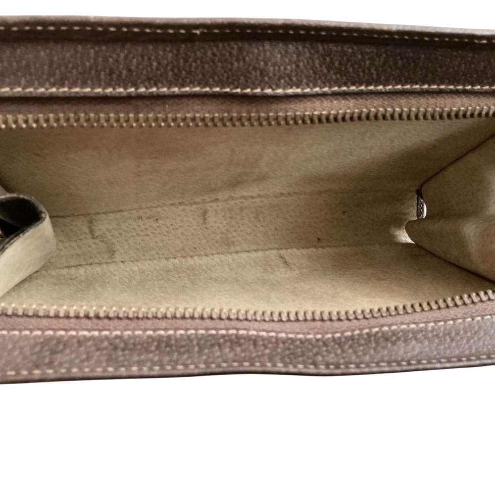 Authentic Vintage Gucci Beige and Brown GG Canvas Wristlet Pouch - Picture 10 of 13